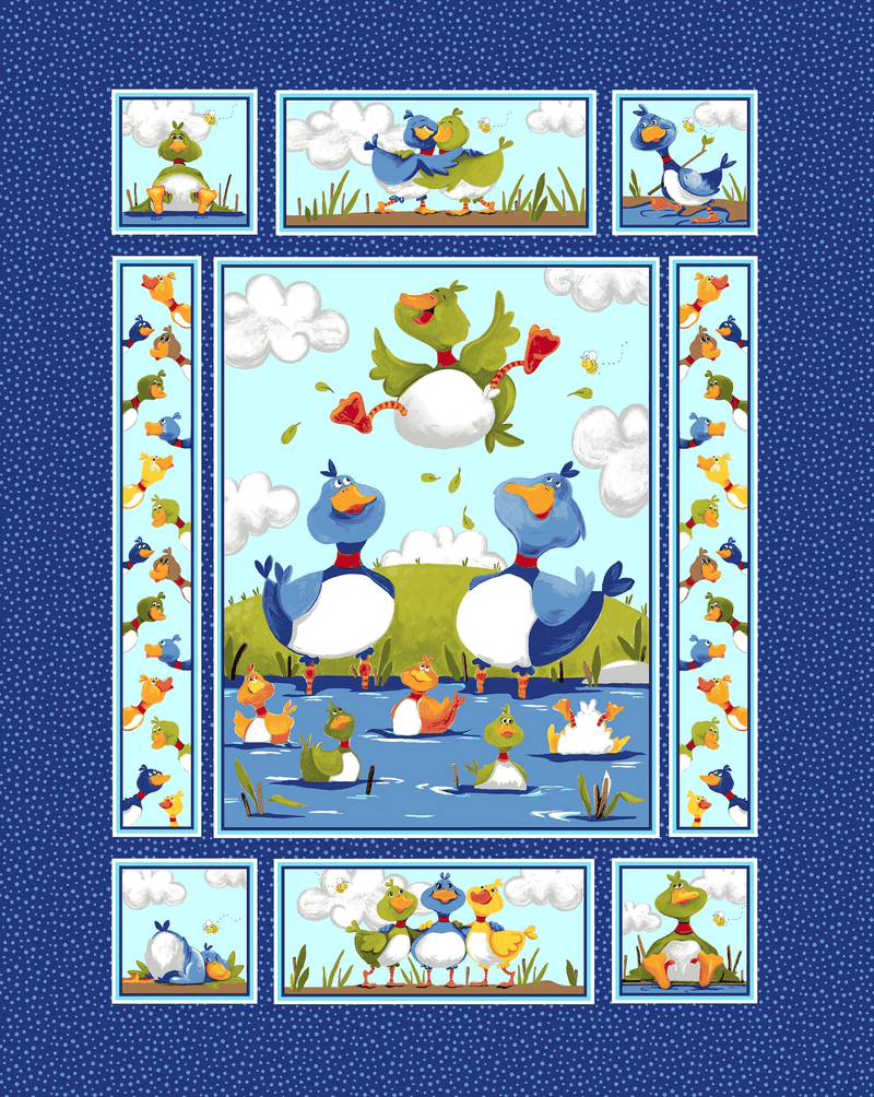 Lloyd Curzons Bill & Bob - Patchwork and Quilting Fabric from Brown's Craft Shed (Tags: Fabric panel )