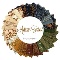 Moda Autumn Forest 5" Charm Pack by Linn Warme - Patchwork and Quilting Fabric from Brown's Craft Shed (Tags: Fabric )