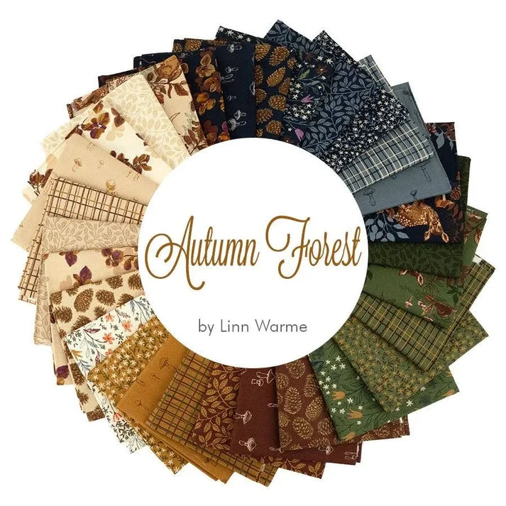 Moda Autumn Forest 5" Charm Pack by Linn Warme - Patchwork and Quilting Fabric from Brown's Craft Shed (Tags: Fabric )