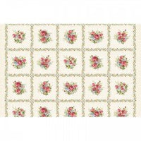 Lloyd Curzon Textiles Roses on the Vine by Marti Michell for Maywood Studio - Patchwork and Quilting Fabric from Brown's Craft Shed (Tags: Fabric cream Floral heirloom Lloyd Curzon Marti Michell Maywood Studio panel patchwork quilting romantic roses traditional vintage white )